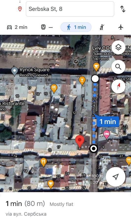 1 Minute To Rynok Square Apartment ลวีฟ ภายนอก รูปภาพ